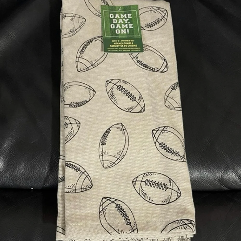 Football Kitchen Towels (Set of 3)